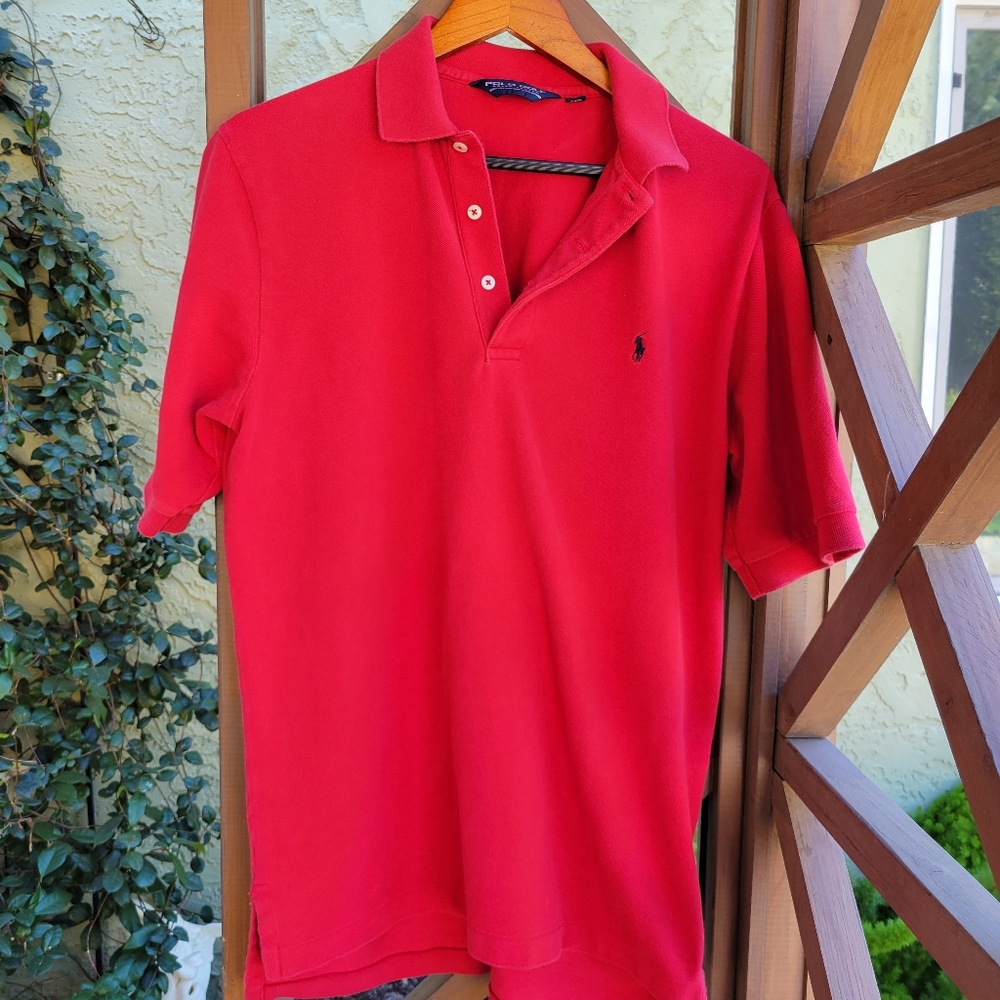 Red Polo Golf Ralph Lauren Shirt Mens Size Medium